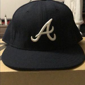 Dark Blur hat with A